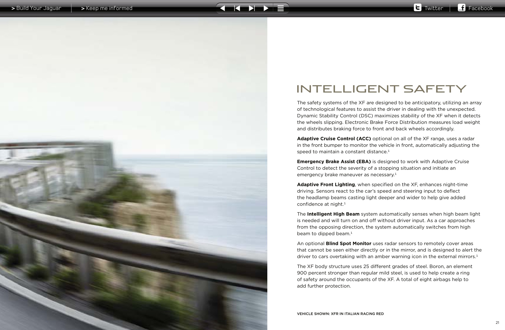 2013 Jaguar XF Brochure Page 7